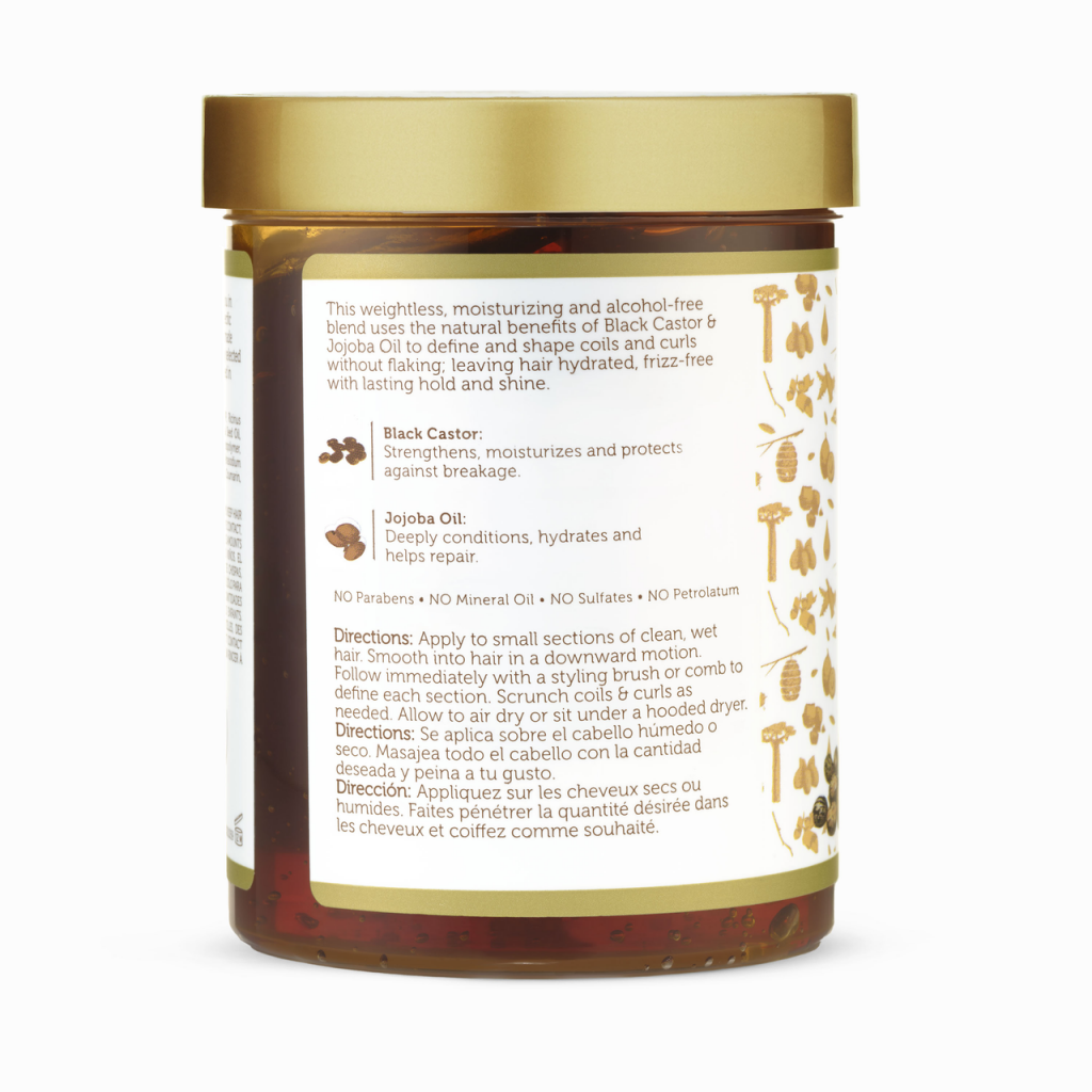 GEL JOJOBA & BLACK CASTOR 18OZ