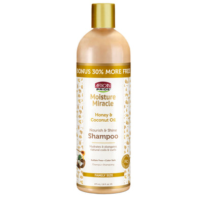 MIEL Y ACEITE DE COCO H.MILAGROSA SHAMPOO HONEY & COCONUT FAMILY 16 OZ