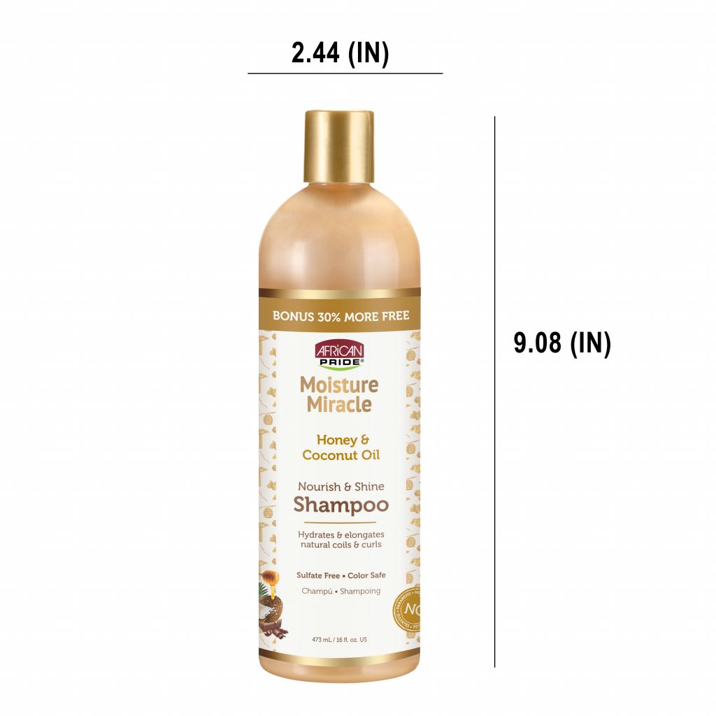 MIEL Y ACEITE DE COCO H.MILAGROSA SHAMPOO HONEY & COCONUT FAMILY 16 OZ