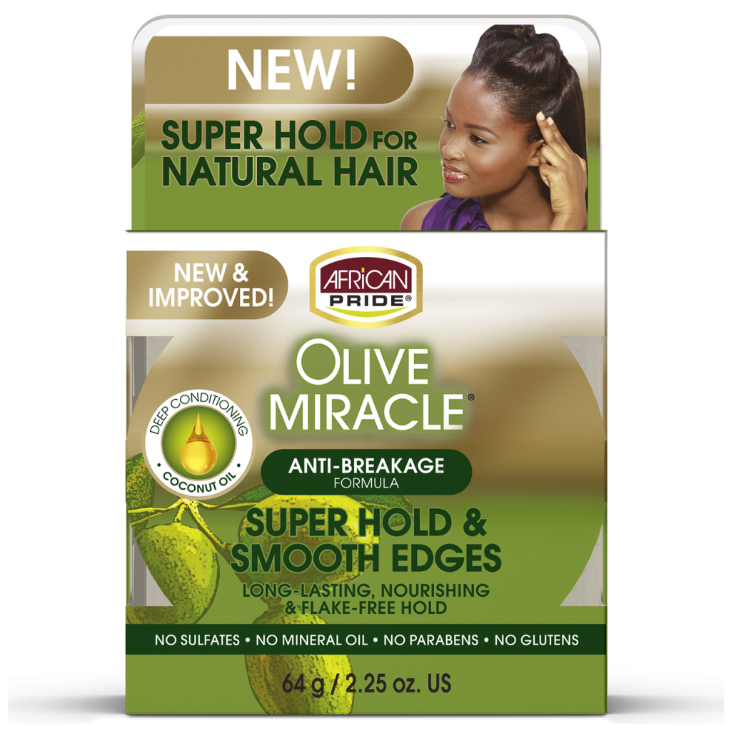 GEL LARGA DURACIÓN OLIVE MIRACLE SUPER HOLD & SMOOTH EDGES 2.25 OZ